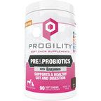 Nootie Progility Pre And Probiotic Digestive Aid Supplement For Dogs, 90 Soft Chews