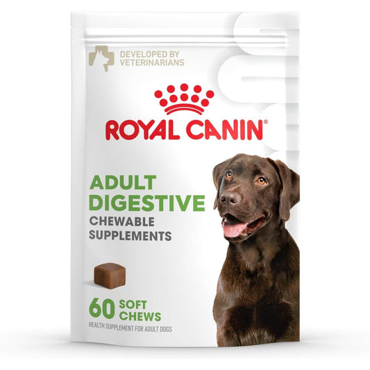 Royal Canin Digestive Dog Supplement Soft Chews For Adult Dogs 60 Count