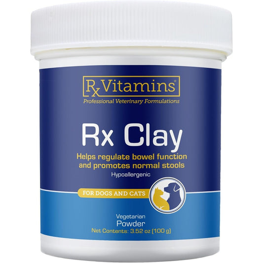 Rx Vitamins Rx Edible Clay Powder For Dog And Cat Digestive Support And Gas Relief 3.52 Ounces