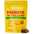 Penpen Probiotics For Dogs Digestive Health Multi-Probiotic And Enzyme Blend For Immune Support Beef Flavored Soft Chews 50 Count