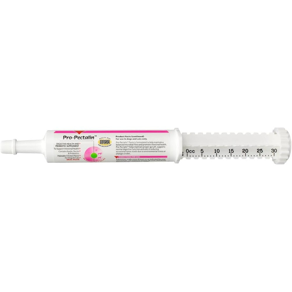 Vetoquinol Pro-Pectalin Oral Paste For Dogs And Cats Chicken Flavor Digestive Support Supplement 30 Cubic Centimeters