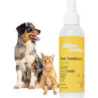 Divine Canine Paw Sanitizer Spritz Alcohol Free Dog Paw Cleaner And Protectant Spray Made With Aloe And Copaiba Oil 5.1 Fluid Ounce