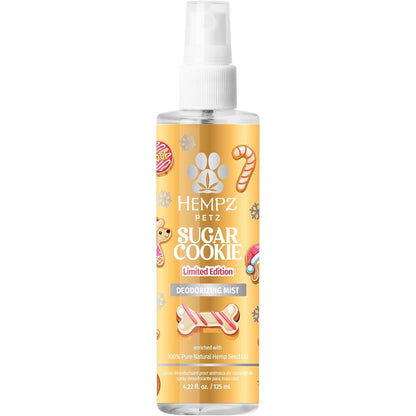 Hempz Petz Deodorizing Dog Spray Vanilla Sugar Cookie Scent Hydrating Coat Mist 4.22 Fluid Ounces