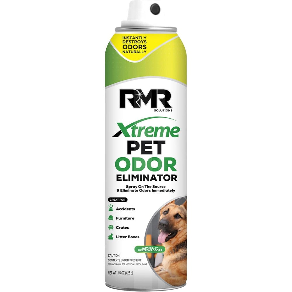 RMR Brands Xtreme Pet Odor Eliminator Spray, Unscented Professional Strength Odor Neutralizer For Urine And Animal Smells, 15 Ounces