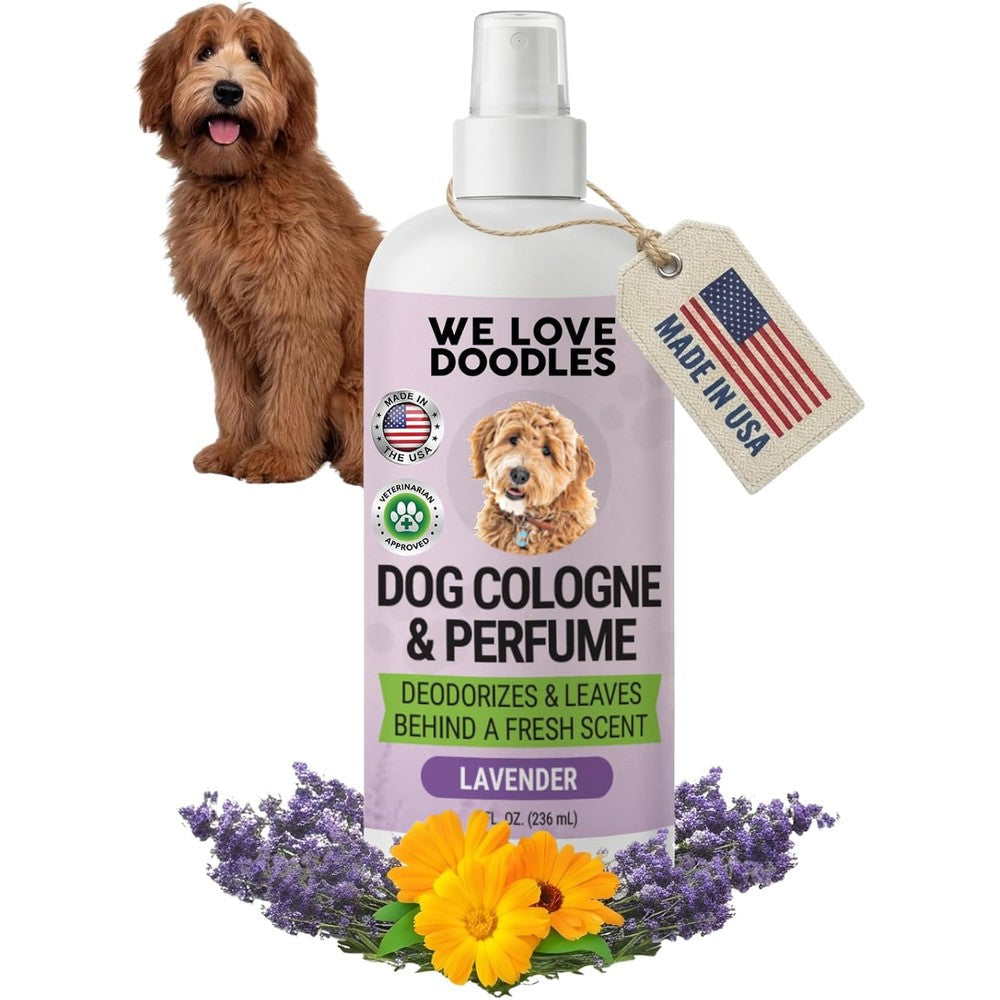 We Love Doodles Dog Cologne And Perfume Lavender Deodorizing Spray For Pets Eight Fluid Ounce USA Imported