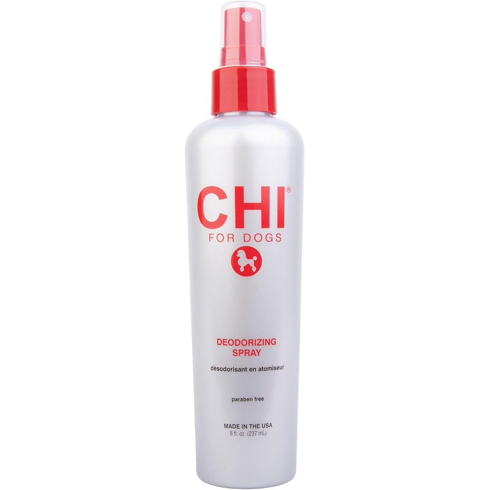 CHI For Dogs Deodorizing Spray For Dogs And Puppies, Unscented Grooming Spray For Refreshing Coats And Odor Elimination, 8 Fluid Ounce