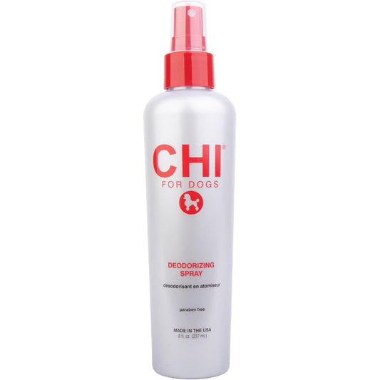 CHI For Dogs Deodorizing Spray For Dogs And Puppies, Unscented Grooming Spray For Refreshing Coats And Odor Elimination, 8 Fluid Ounce