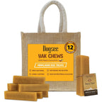 Dogsee Himalayan Yak Cheese Chews With Turmeric For Medium Dogs 12 Pack 2 Pound Natural Grain Free Dental Sticks For Joint Support