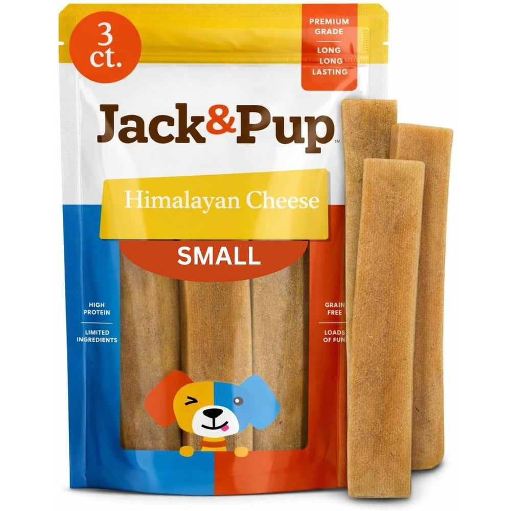 Jack And Pup Yak Cheese Himalayan Dog Chews All Natural Long Lasting Hard Cheese Stick Treats For Small Dogs Three Pack