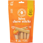 Project Hive Pet Company Hive Chew Sticks Pumpkin Flavor Dental Treats For Large Dogs Seven Ounce