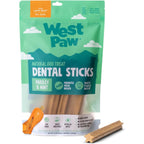 West Paw Dental Sticks Durable Dog Chew For Clean Teeth And Fresh Breath For Large Dogs 14 Ounce Bag