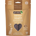 Get Naked Senior Health Dental Sticks Grain Free Chicken Flavor For Large Dogs 6.6 Ounce Bag
