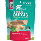 Ark Naturals Breath Bursts Brushless Toothpaste Dog Dental Sticks For Large Breeds Peppermint Flavor 6 Ounce 1 Pack