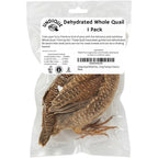 Undique Quail Whole Prey Dehydrated For Bird Dog Training And Falconry Premium Natural Pet Treat 8 Ounce Pack
