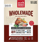 The Honest Kitchen Human Grade Wholemade Dehydrated Dog Food, Whole Grain Beef And Salmon Recipe, 10 Pound Box (Makes 40 Pounds)