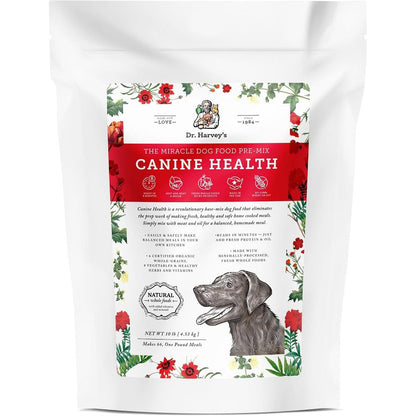 Dr. Harvey's Canine Health Miracle Dog Food Human Grade Dehydrated Base Mix With 9 Vegetables And 6 Organic Whole Grains 10 Pounds