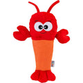 Outward Hound Coated Critterz Dog Toy Plush And Molded Texture Squeaky Fetch Toy For Small And Medium Dogs Lobster 10.4 Inch