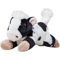 Fluff And Tuff Marge The Cow Durable Plush Dog Toy 11 Inch Medium Interactive Toy With Tuffweb Mesh Liner For Dogs