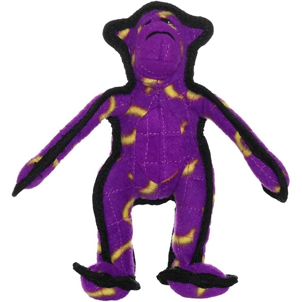 Tuffy Zoo Junior Monkey Durable Plush Dog Toy For Interactive Play With Multiple Layers And Squeakers