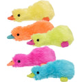 Multipet Duckworth Mini Plush Dog Toy 4 Inch Small Breed Puppy Squeaker Toy Assorted Colors