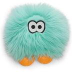 West Paw Rowdies Rolf Durable Plush Dog Toy With HardyTex Reinforced Seams And Engaging Squeaker For Dogs In Seafoam