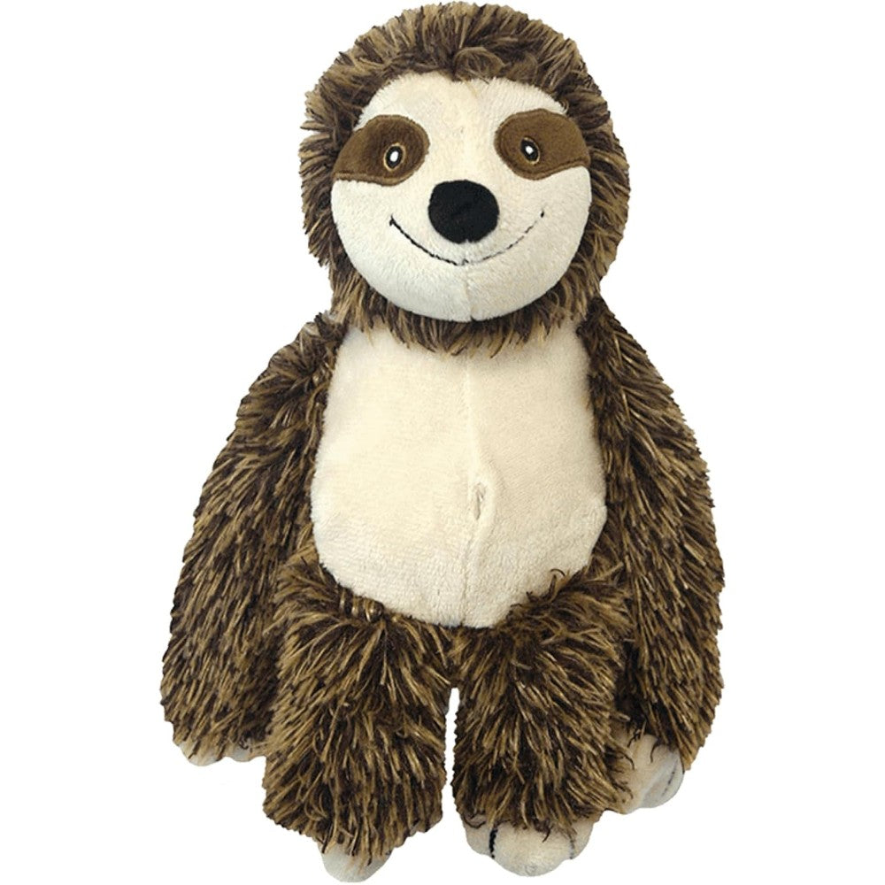 Multipet Bark Buddies Sloth Dog Plush Toy 10 Inch Squeaky Stuffed Animal For Cuddling And Playtime