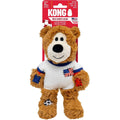Kong Wild Knots Bear Soccer Player Dog Toy Usa International Tournament Edition Plush Rope Toy With Squeaker Medium Large