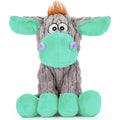 Loncoldy Interactive Donkey Dog Toy With Squeaker And Crinkle Paper For Small Medium And Large Breeds Tough Plush Chew Toy