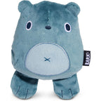 Barkbox Grey Bear Hugger Super Chewer 2-in-1 Plush Exterior And Durable Rubber Core Toy For Large Breeds
