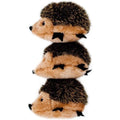 ZippyPaws Burrow Replacement Miniz Interactive Squeaky Hedgehog Plush Dog Toys 3 Pack For Hide And Seek Puzzle Enrichment