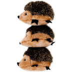 ZippyPaws Burrow Replacement Miniz Interactive Squeaky Hedgehog Plush Dog Toys 3 Pack For Hide And Seek Puzzle Enrichment