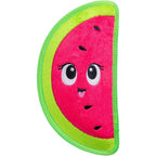 Outward Hound Tough Skinz Durable Squeaky Dog Toy With Two Tough Layers, Watermelon Design, Red, Medium Size