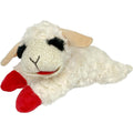 Multipet Lamb Chop Dog Plush Toy For Small And Medium Dogs Extra Soft Stuffed Animal With Five Squeakers 10 Inch Cream
