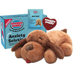 Snuggle Puppie Original Heartbeat Puppy Toy With Real-Feel Pulse And Heat Pack For Anxiety Relief And Crate Training In Biscuit Color