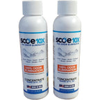 SCOE 10X Odor Eliminator Concentrate Urine Odor Remover Two Pack Spray Bottle Refills Total Sixty Four Fluid Ounces Scent Free