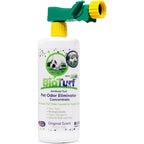 BioTurf BioS+ Artificial Turf Cleaner and Pet Urine Odor Eliminator Concentrate with Hose End Sprayer 32 Ounce
