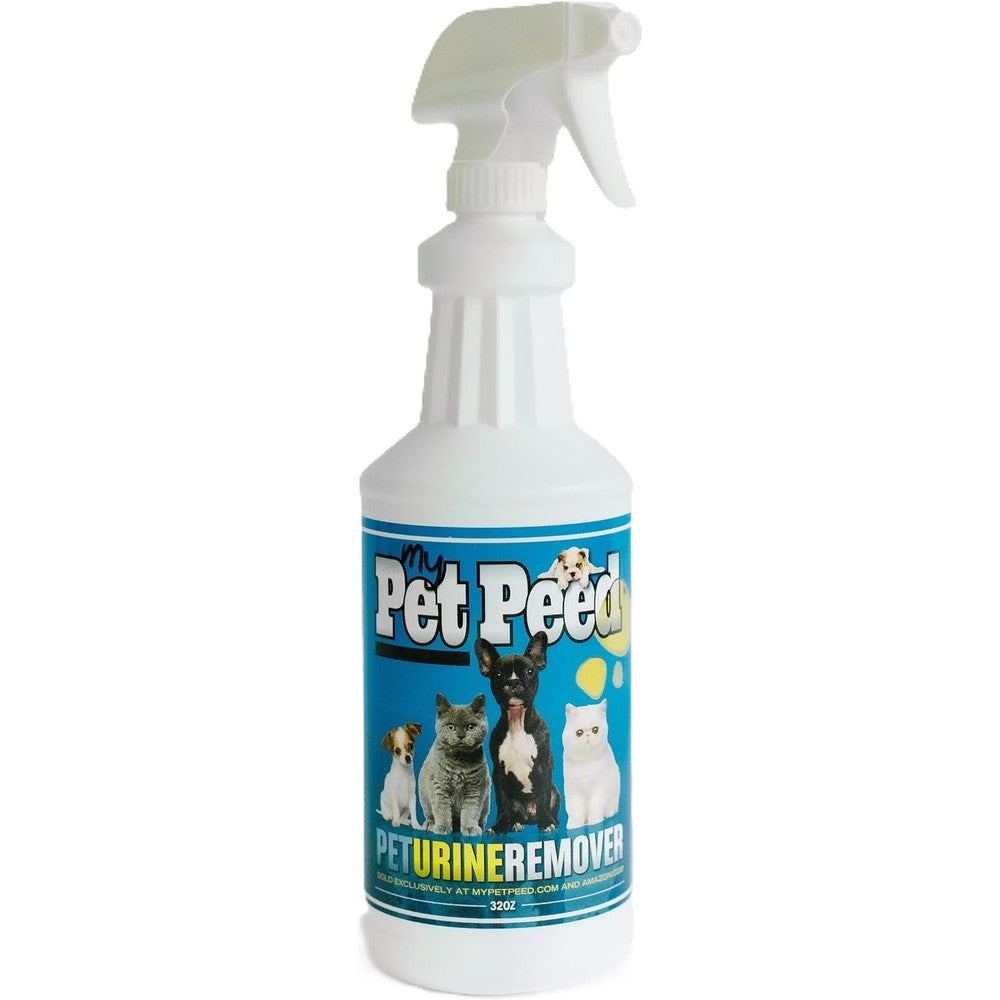 My Pet Peed Pet Stain And Odor Remover Oxygen Based Fragrance Free Cleaner Thirty Two Ounce Spray Bottle