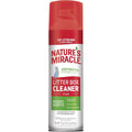 Nature's Miracle Foam Litter Box Cleaner Enzymatic Formula Tough On Cat Urine And Feces Odors Unscented Aerosol Spray 17.5 Ounce