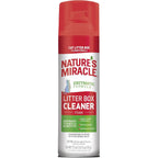 Nature's Miracle Foam Litter Box Cleaner Enzymatic Formula Tough On Cat Urine And Feces Odors Unscented Aerosol Spray 17.5 Ounce
