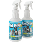 My Pet Peed Pet Stain And Odor Remover Two Pack Oxygen Based Unscented Enzyme Free Cleaner Pack Of Two Thirty Two Ounce Spray Bottles