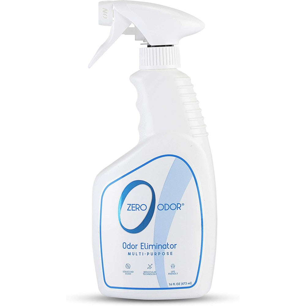 Zero Odor Multi Purpose Household Odor Eliminator Spray Patented Molecular Technology For Air And Surface Odor Removal Unscented 16 Ounces