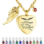 Minicremation Heart Urn Necklace For Pet Ashes Cremation Jewelry For Dog Cat Memorial Pendant With Filling Kit Gold Plated Stainless Steel