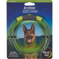 Nite Ize NiteHowl Rechargeable LED Safety Necklace Weather Resistant Cut To Fit Dog Light Collar Accessory Green One Size