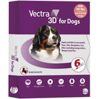 Vectra 3D Flea And Tick Prevention For Extra Large Dogs Over 95 Pounds Monthly Topical Treatment Kills Repels Mosquitoes 6 Month Supply