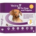 Vectra 3D Flea And Tick Prevention For Extra Small Dogs Five To Ten Pounds Fast Acting Waterproof Topical Treatment Three Month Supply