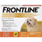 Frontline Gold Flea And Tick Treatment For Small Dogs And Puppies Five To Twenty Two Pounds Triple Action Topical Formula Pack Of Three