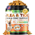 Supa Paws Flea And Tick Prevention For Dogs Chewables Five Hundred Count Dog Flea And Tick Treatment With Multivitamins Chicken And Krill Flavor
