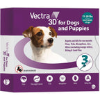 Vectra 3D Flea And Tick Prevention For Small Dogs Eleven To Twenty Pounds Three Month Supply Monthly Topical Treatment Pack