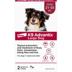Elanco K9 Advantix Flea Tick And Mosquito Prevention Topical Drops For Large Dogs Weighing 21 To 55 Pounds 2 Monthly Treatments