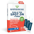 Wondercide Flea And Tick Dog Spot On Plant Powered Mosquito Repellent For Small Dogs Under 35 Pounds Three Tubes
